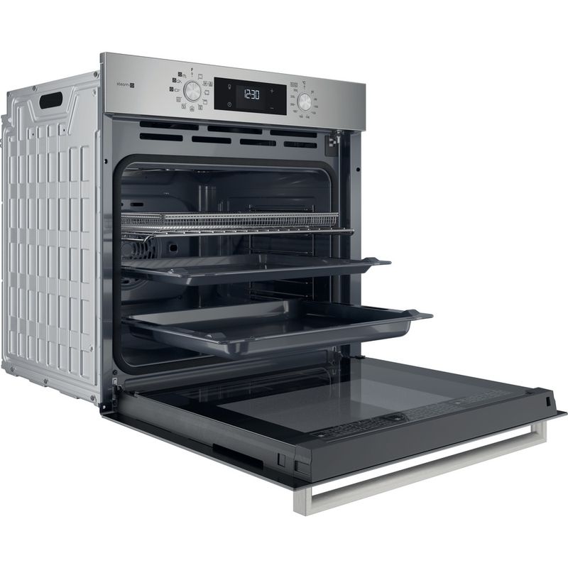 Hotpoint_Ariston-Forno-Da-incasso-HAO3-K78PSUF-X-Elettrico-A---Perspective-open