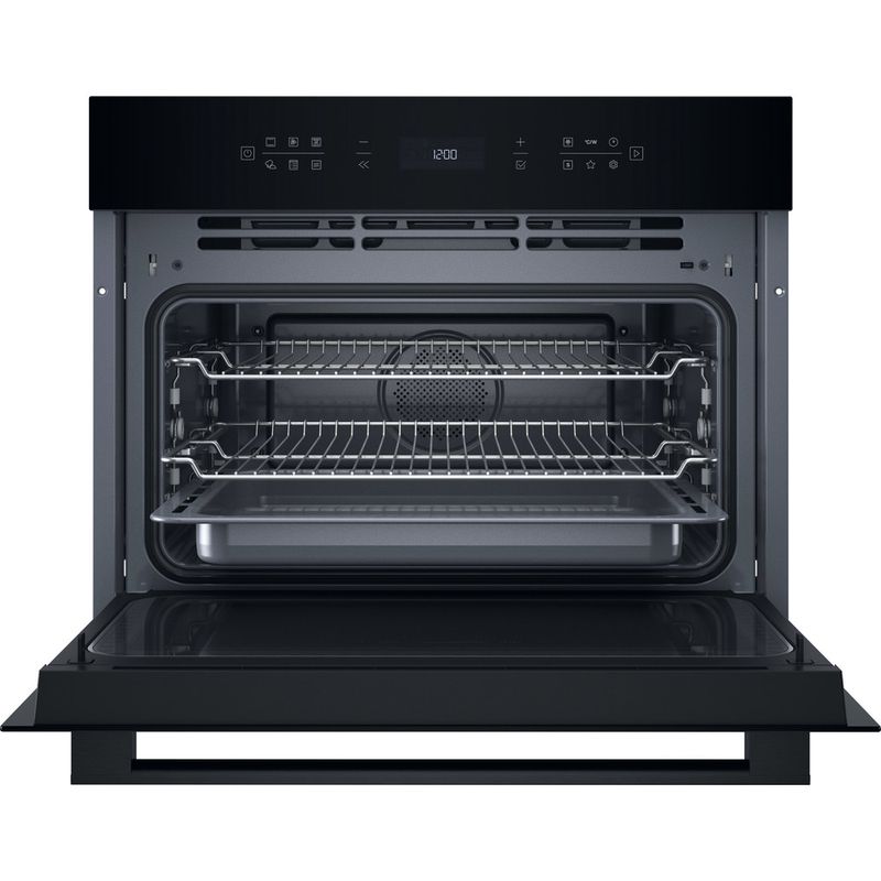 Hotpoint_Ariston Microonde Da incasso HACW7O7HTSBUK Nero Elettronico 53 Microonde combinato 950 Frontal open