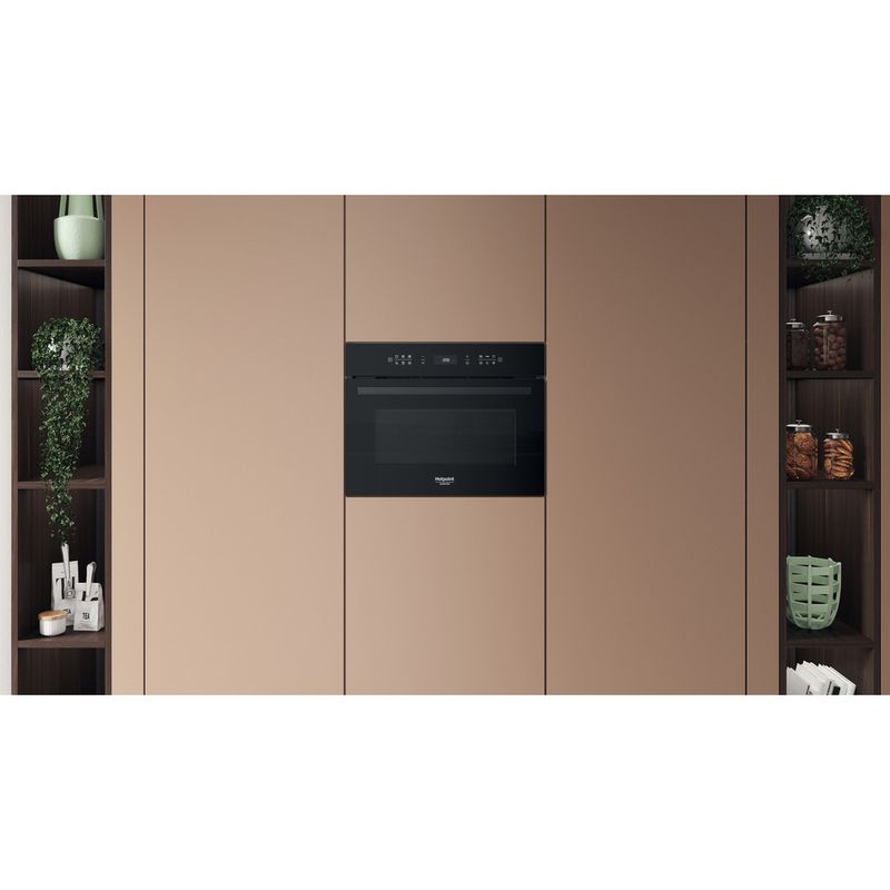 Hotpoint_Ariston Microonde Da incasso HACW7O7HTSBUK Nero Elettronico 53 Microonde combinato 950 Lifestyle frontal