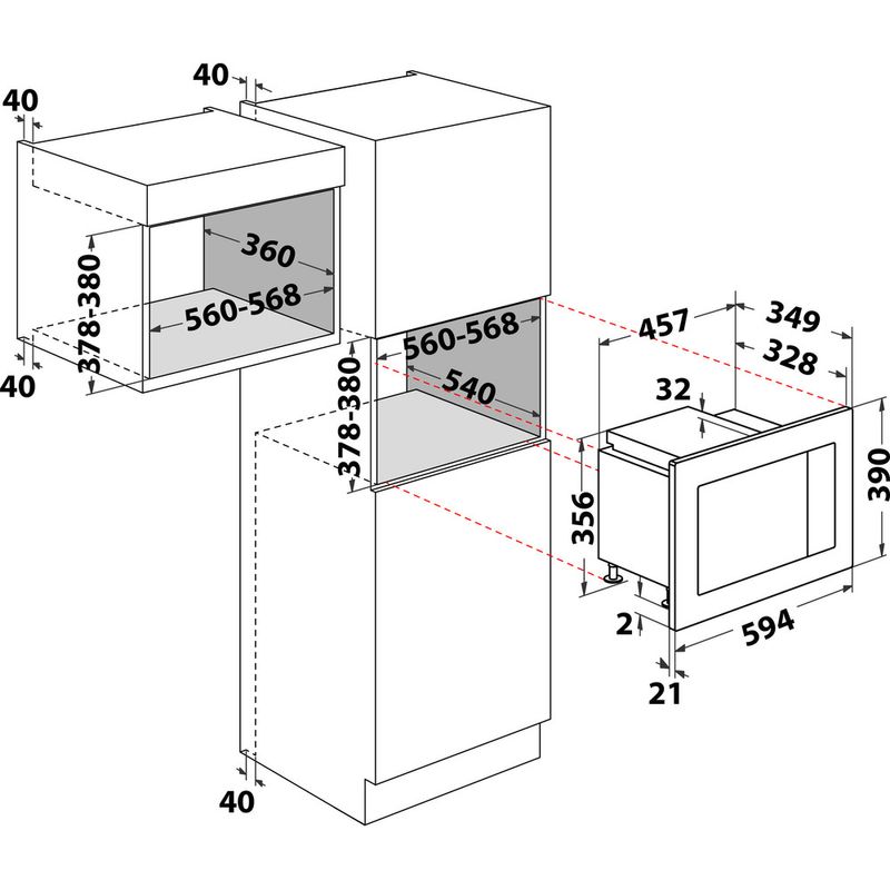 Whirlpool-Microonde-Da-incasso-WMF200G-NB-Nero-Elettronico-20-Microonde---grill-800-Technical-drawing