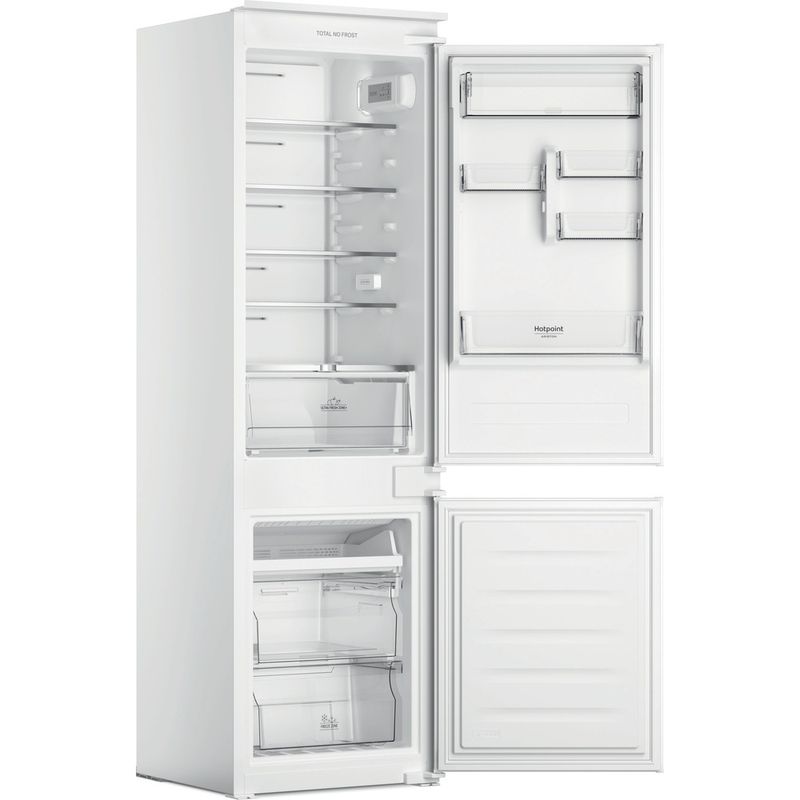 Hotpoint_Ariston-Combinazione-Frigorifero-Congelatore-Da-incasso-HAC18-T2-Bianco-2-porte-Perspective-open