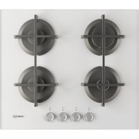 Piano cottura a gas Indesit: 4 fuochi - ING 61T/WH 1