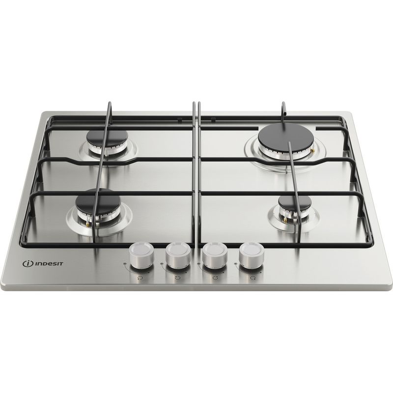Indesit-Piano-cottura-THP-642-IX-I-1-Inox-GAS-Frontal-top-down