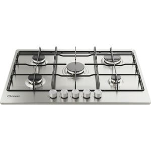 Indesit Piano cottura THP 752 IX/I 1 Inox GAS Frontal top down