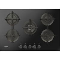 Piano cottura a gas Indesit: 5 fuochi - ING 72T/BK 1