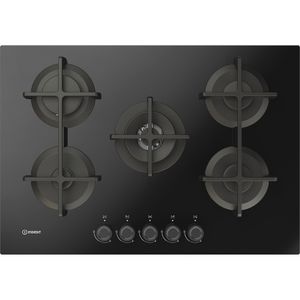 Indesit Piano cottura ING 72T/BK 1 Nero GAS Frontal
