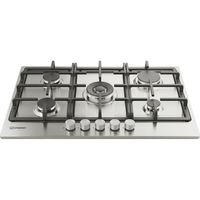 Indesit-Piano-cottura-THP-751-W-IX-I-IT-1-Inox-GAS-Frontal-top-down
