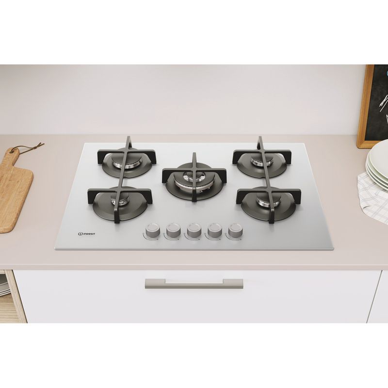 Indesit-Piano-cottura-ING-72T-WH-1-Bianco-GAS-Lifestyle-frontal-top-down
