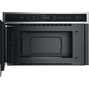 Whirlpool Microonde Da incasso WMN4I4BX Stainless Steel Elettronico 22 Microonde + grill 750 Frontal open