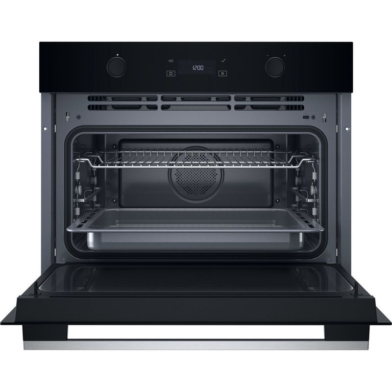 Whirlpool-Microonde-Da-incasso-WCW74HUSX-Inox-Elettronico-53-Microonde---grill-950-Frontal-open