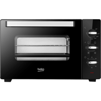 Beko - BMOF38B - Fornetto Elettrico, Cottura Ventilata, 38 Litri, 1600 W, 4 Funzioni, Timer 60 min, Temperatura fino a 220° - Nero, 11,4 kg