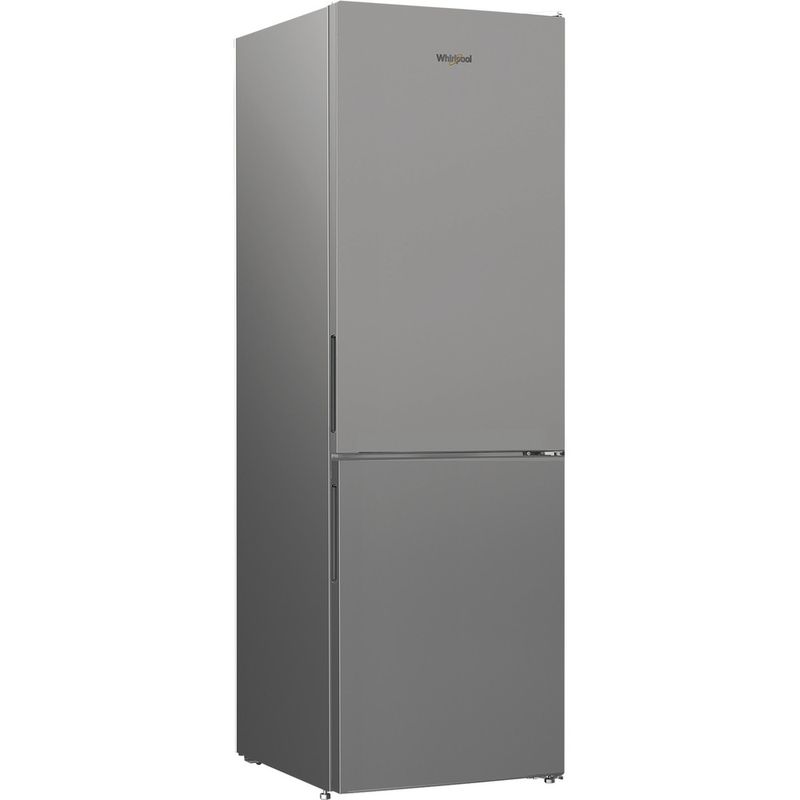 Whirlpool Combinazione Frigorifero/Congelatore A libera installazione WHKS 1361 S4E Argento 2 porte Perspective