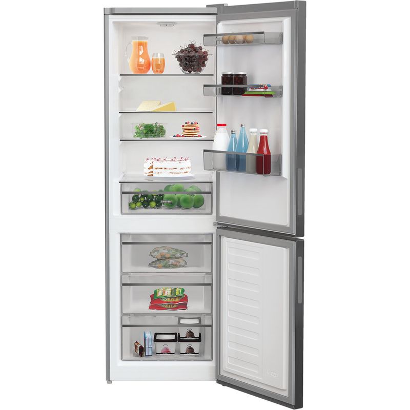 Whirlpool Combinazione Frigorifero/Congelatore A libera installazione WHKS 1361 S4E Argento 2 porte Lifestyle frontal open