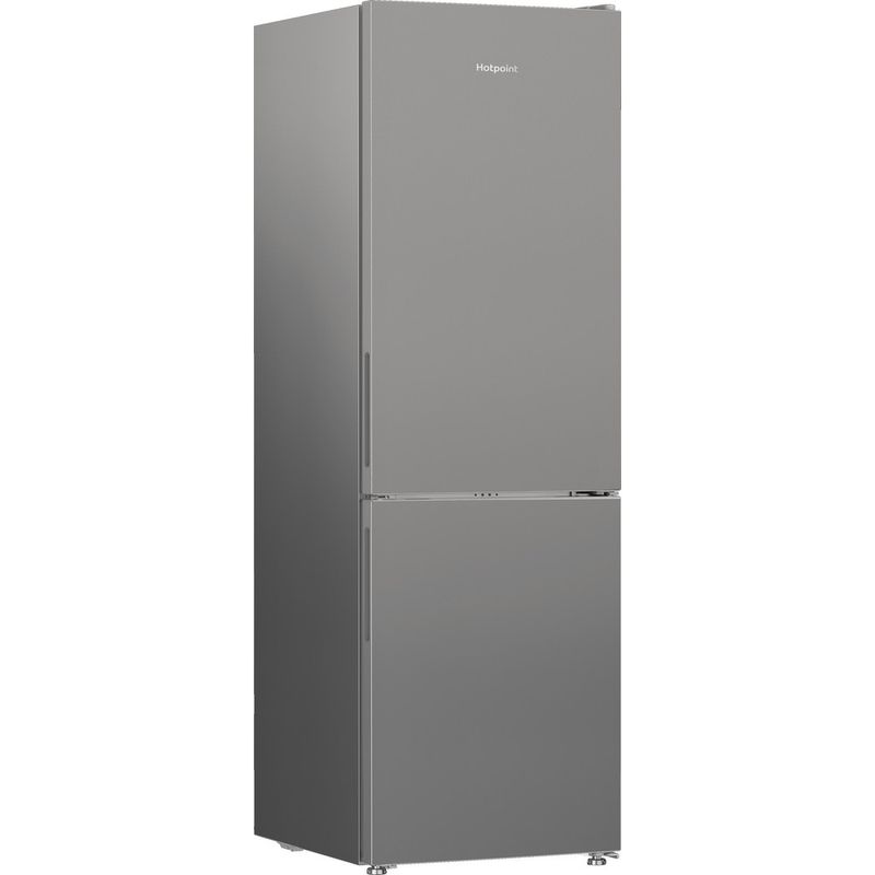 Hotpoint_Ariston Combinazione Frigorifero/Congelatore Libera installazione HPKH 1361 S4E Argento 2 porte Perspective
