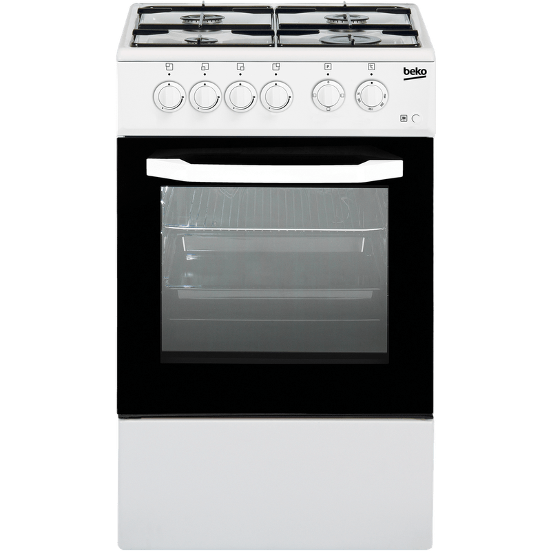 Beko-Cucina-con-forno-a-doppia-cavita-CSS-42014-FW-Bianco-GAS-Frontal