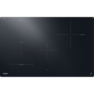 Whirlpool Piano cottura WTX8015DCF Nero Induction vitroceramic Frontal top down