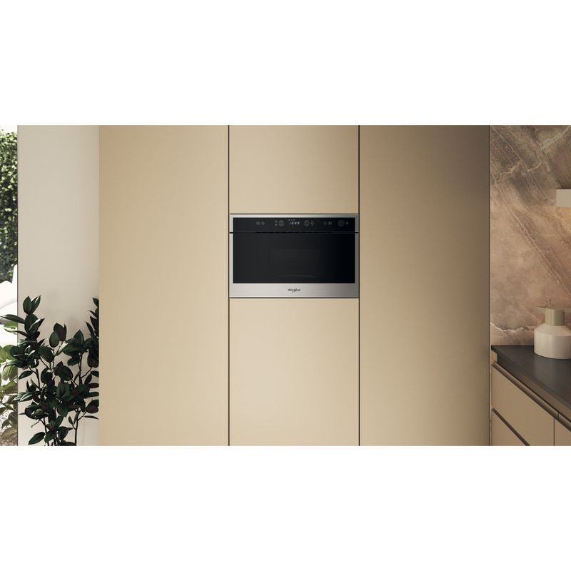 Whirlpool Microonde Da incasso WMN461BX Stainless Steel Elettronico 22 Solo microonde 750 Lifestyle frontal