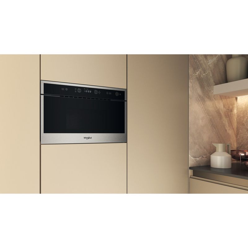 Whirlpool Microonde Da incasso WMN461BX Stainless Steel Elettronico 22 Solo microonde 750 Lifestyle perspective