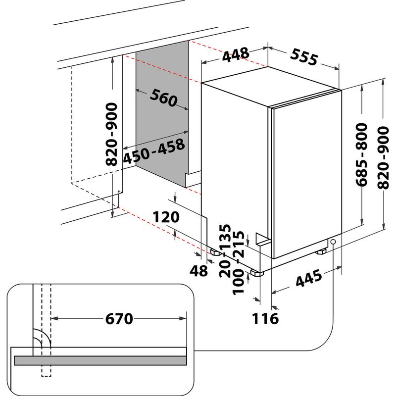 Whirlpool-Lavastoviglie-Da-incasso-WH6IC11BS7LSA0-Totalmente-integrato-C-Technical-drawing