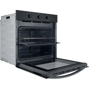 Indesit Forno Da incasso IO 235H B Elettrico A Perspective open