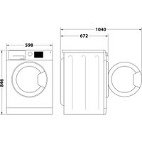 Asciugatrice a pompa di calore Indesit: a libera installazione, 9,0 kg - C YD 94D WW IT