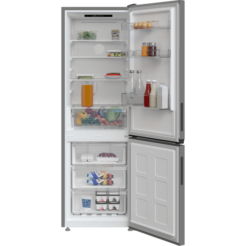 Indesit Combinazione Frigorifero/Congelatore A libera installazione INK 21311 S4E Argento 2 porte Lifestyle frontal open