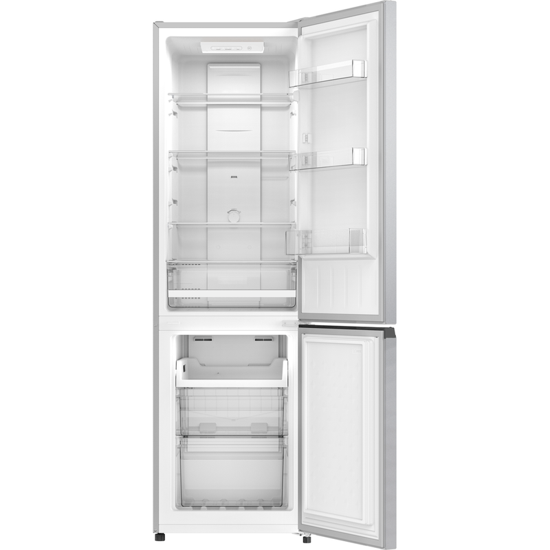 Indesit-Combinazione-Frigorifero-Congelatore-A-libera-installazione-INKF-8251-S5E-Argento-2-porte-Frontal-open