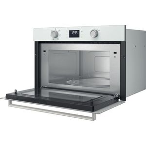Indesit Microonde Da incasso ID K52R W Bianco Elettronico 31 Microonde + grill 1000 Perspective open