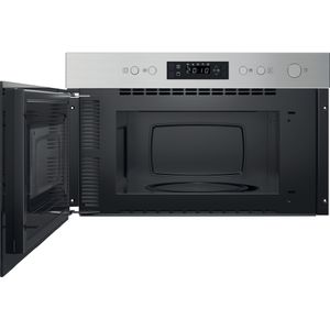 Hotpoint_Ariston Microonde Da incasso HAM K12C X Inox Elettronico 22 Microonde + grill 750 Frontal open