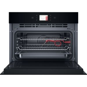 Whirlpool Microonde Da incasso WCW11O7HTSB Nero Elettronico 53 Microonde combinato 950 Frontal open