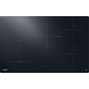 Whirlpool Piano cottura WTX8017DCF2 Nero Induction vitroceramic Frontal top down