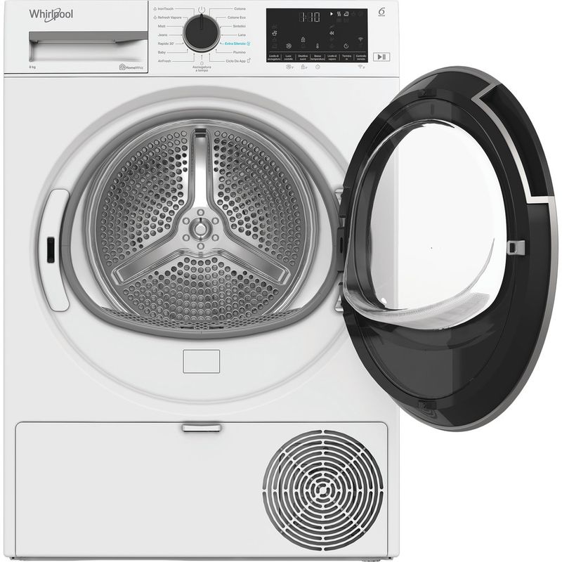 Whirlpool-Asciugabiancheria-C-WD-R48M-WBS-IT-Bianco-Frontal-open