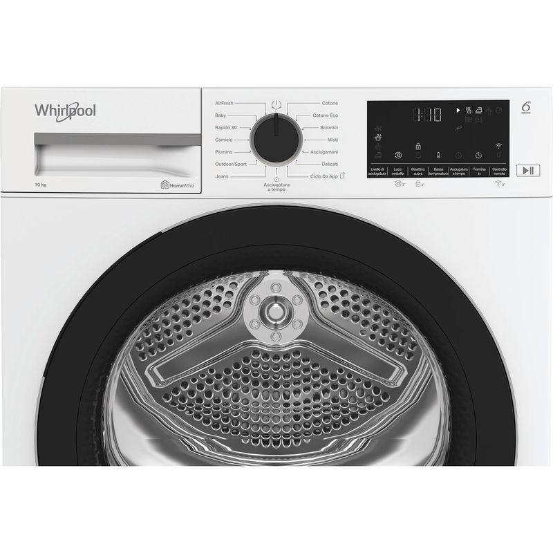 Whirlpool-Asciugabiancheria-C-WD-103M-WBS-IT-Bianco-Control-panel