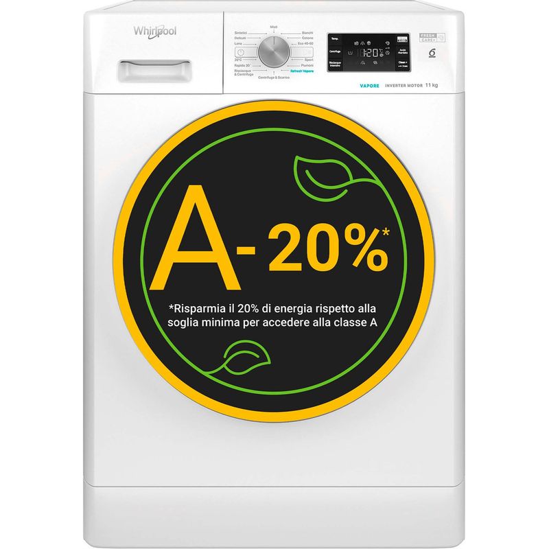 Whirlpool-Lavabiancheria-A-libera-installazione-FFB-1148-BSV-IT-Bianco-Carica-frontale-A-Frontal