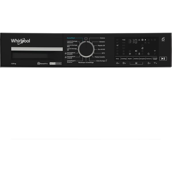 Whirlpool Lavasciugabiancheria A libera installazione WPD 2836W ADS IT Bianco Carica frontale Program