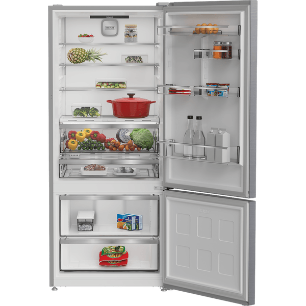 Hotpoint Combinazione Frigorifero/Congelatore A libera installazione HPAK2 6553 XP5E Pet Inox 2 porte Lifestyle frontal open