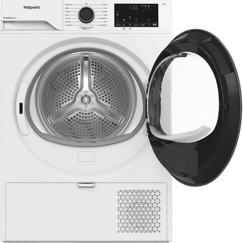 Hotpoint-Asciugabiancheria-HPT-113D-BS-IT-Bianco-Frontal-open