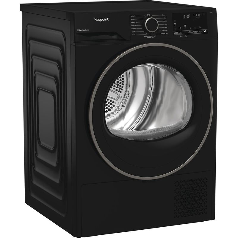 Hotpoint-Asciugabiancheria-HPT-94D-BBS-IT-Nero-Perspective