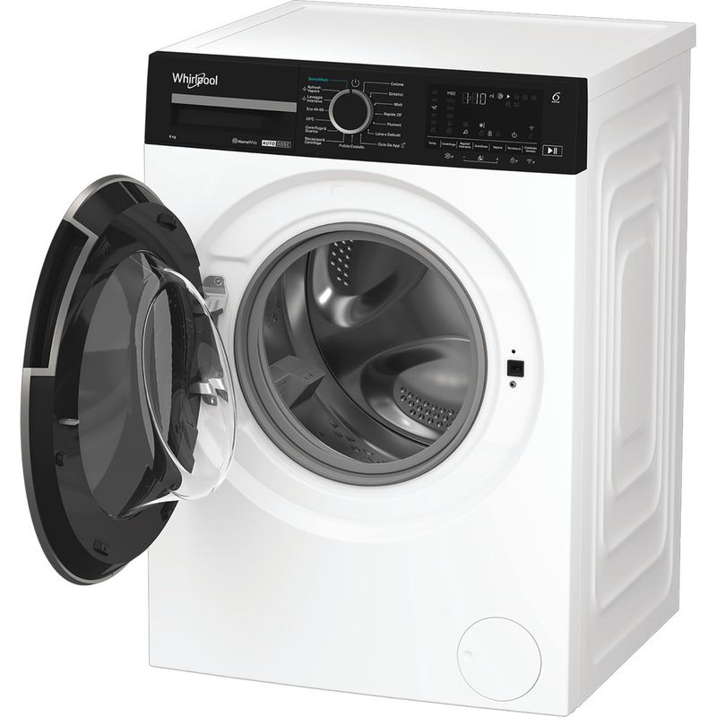Whirlpool-Lavabiancheria-A-libera-installazione-WPM-99W-ADS-IT-Bianco-Carica-frontale-A-Perspective-open