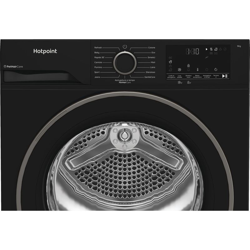 Hotpoint-Asciugabiancheria-HPT-94D-BBS-IT-Nero-Control-panel