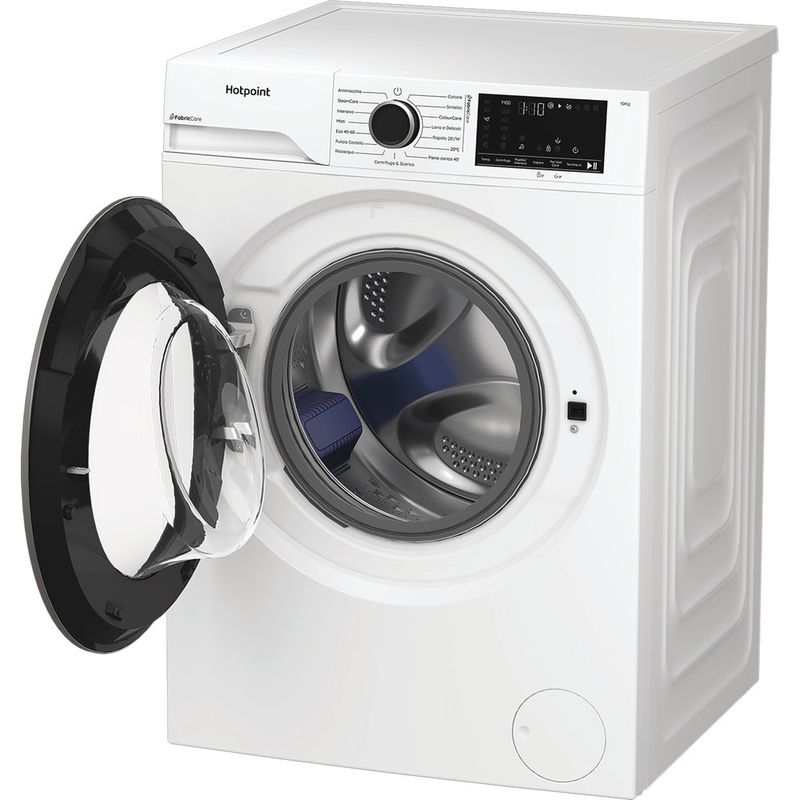 Hotpoint-Lavabiancheria-A-libera-installazione-HB-103-CARE-IT-Bianco-Carica-frontale-A-Perspective-open
