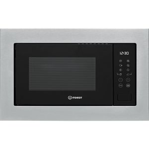 Indesit Microonde Da incasso MWI 125 GX.1 Stainless Steel Elettronico 25 Microonde + grill 900 Frontal