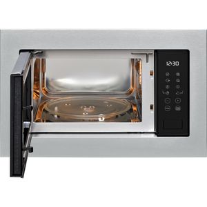 Indesit Microonde Da incasso MWI 125 GX.1 Stainless Steel Elettronico 25 Microonde + grill 900 Frontal open