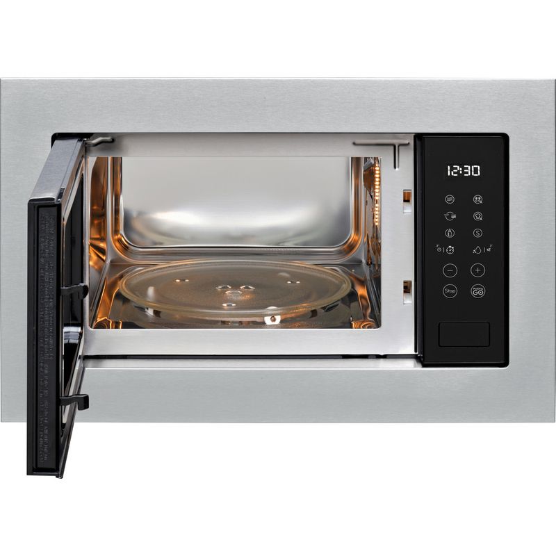 Indesit-Microonde-Da-incasso-MWI-125-GX.1-Stainless-Steel-Elettronico-25-Microonde---grill-900-Frontal-open