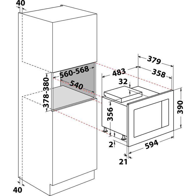 Indesit-Microonde-Da-incasso-MWI-125-GX.1-Stainless-Steel-Elettronico-25-Microonde---grill-900-Technical-drawing