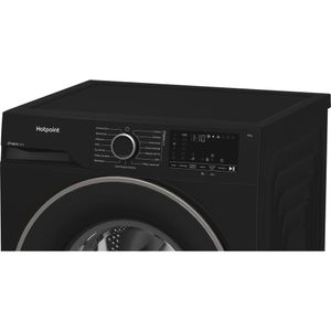 Hotpoint Lavabiancheria A libera installazione HB 103B CARE IT Nero Carica frontale A Lifestyle control panel