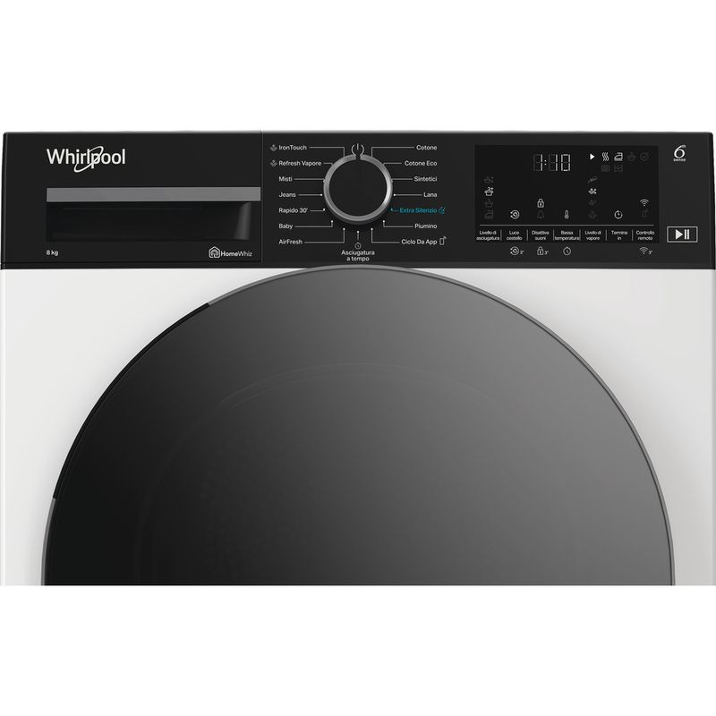 Whirlpool Asciugabiancheria C WD 86M WBS IT Bianco Control panel
