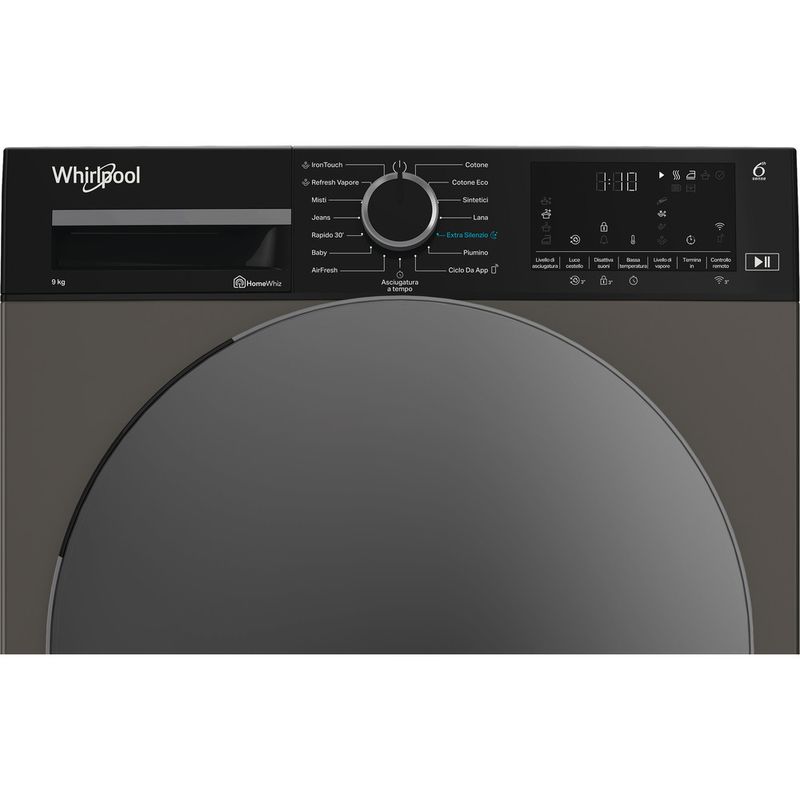 Whirlpool Asciugabiancheria C WD 96M GBS IT Grigio Manhattan Control panel