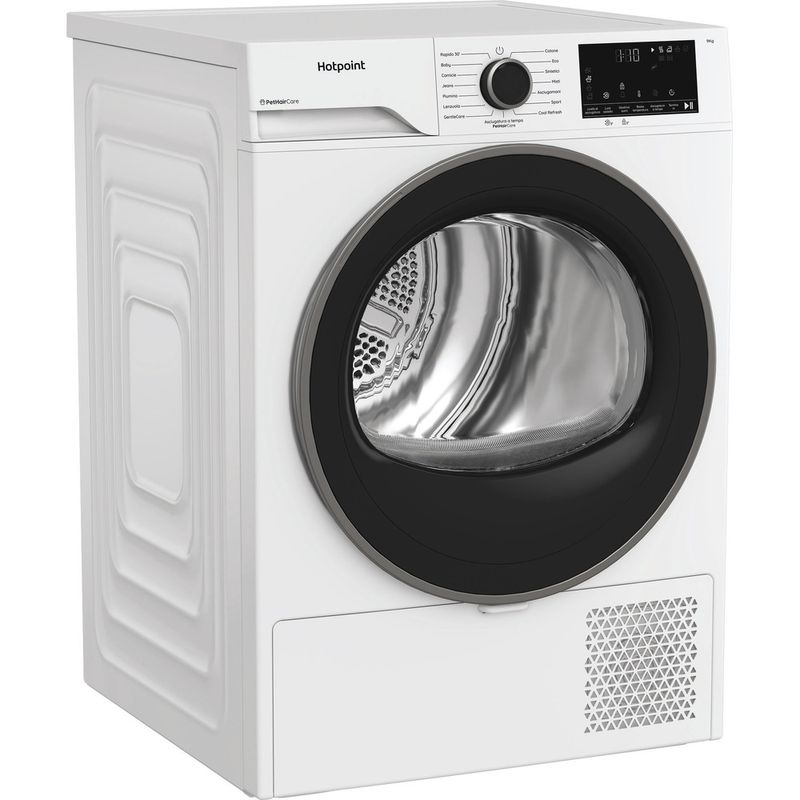 Hotpoint-Asciugabiancheria-C-HD-92M-WBS-IT-Bianco-Perspective