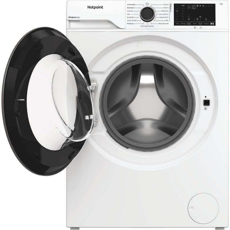 Hotpoint-Lavabiancheria-A-libera-installazione-HB-93-CARE-IT-Bianco-Carica-frontale-A-Frontal-open